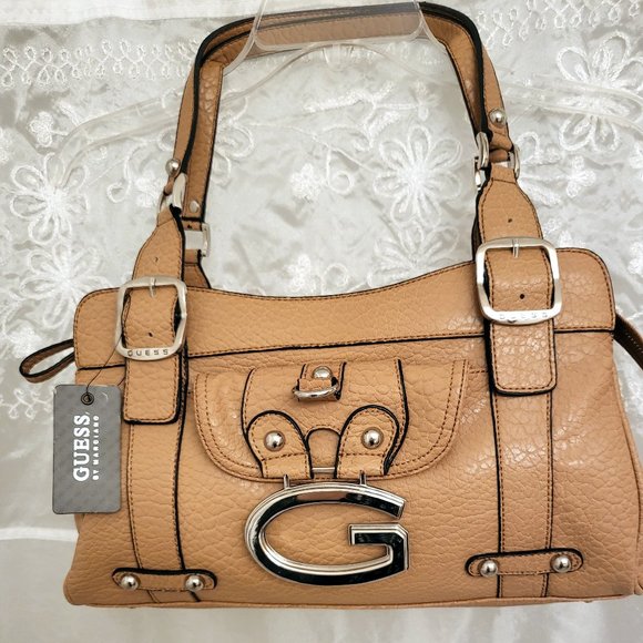 ✨HOST PICK!✨ NEW Guess Handbag, Tan/Beige, Double Straps, Compartments! - Picture 2 of 13
